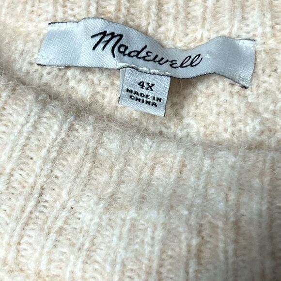 Madewell Plus Cable Havener Sweater Womens 4X - Picture 6 of 7